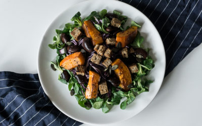 Winterlicher Käferbohnensalat
