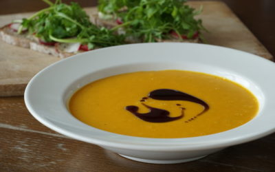 Kürbis-Linsen-Suppe