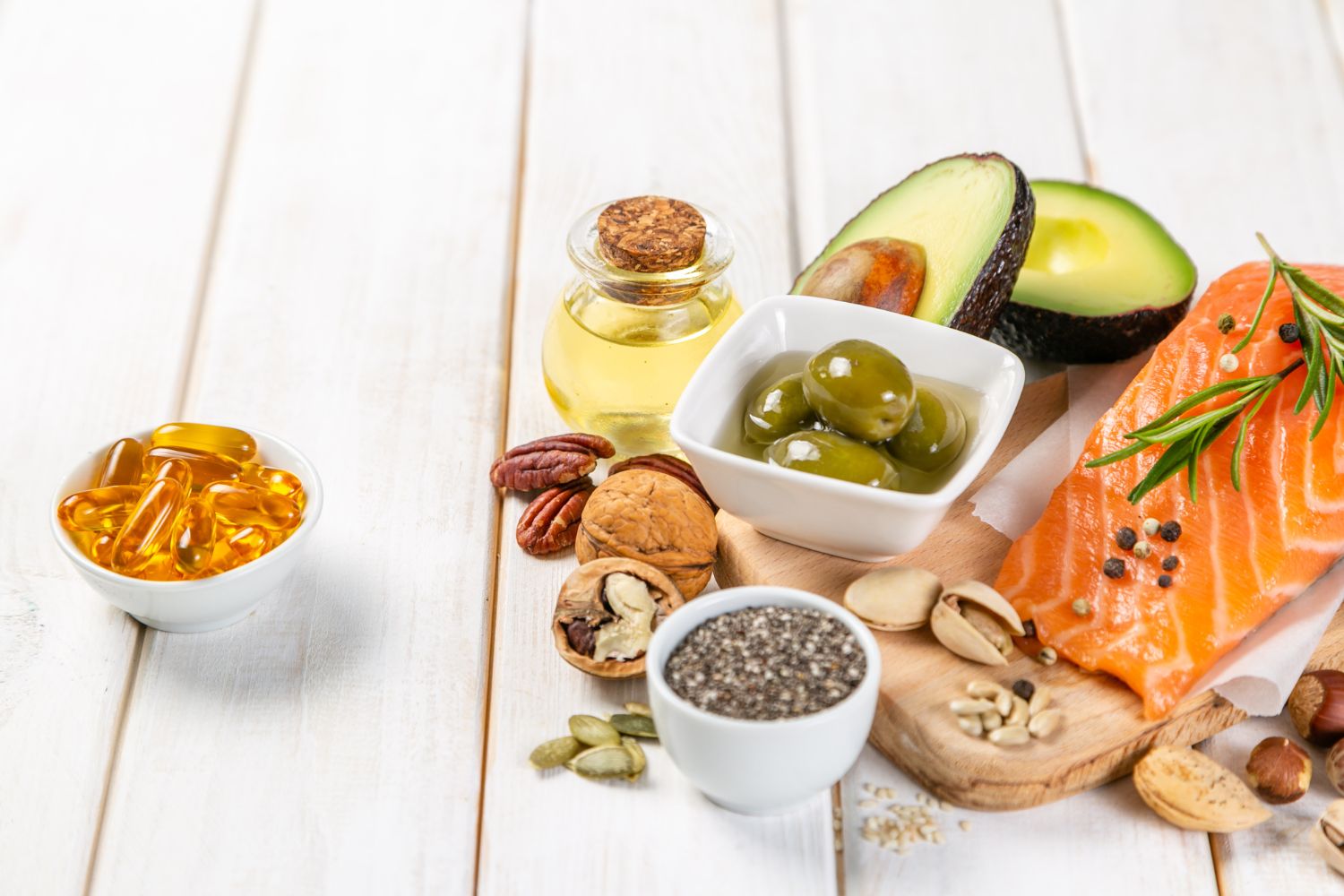 Getty Images_Unsaturated Fatty acids Lebensmittelquellen für Omega-3-Fettsäuren